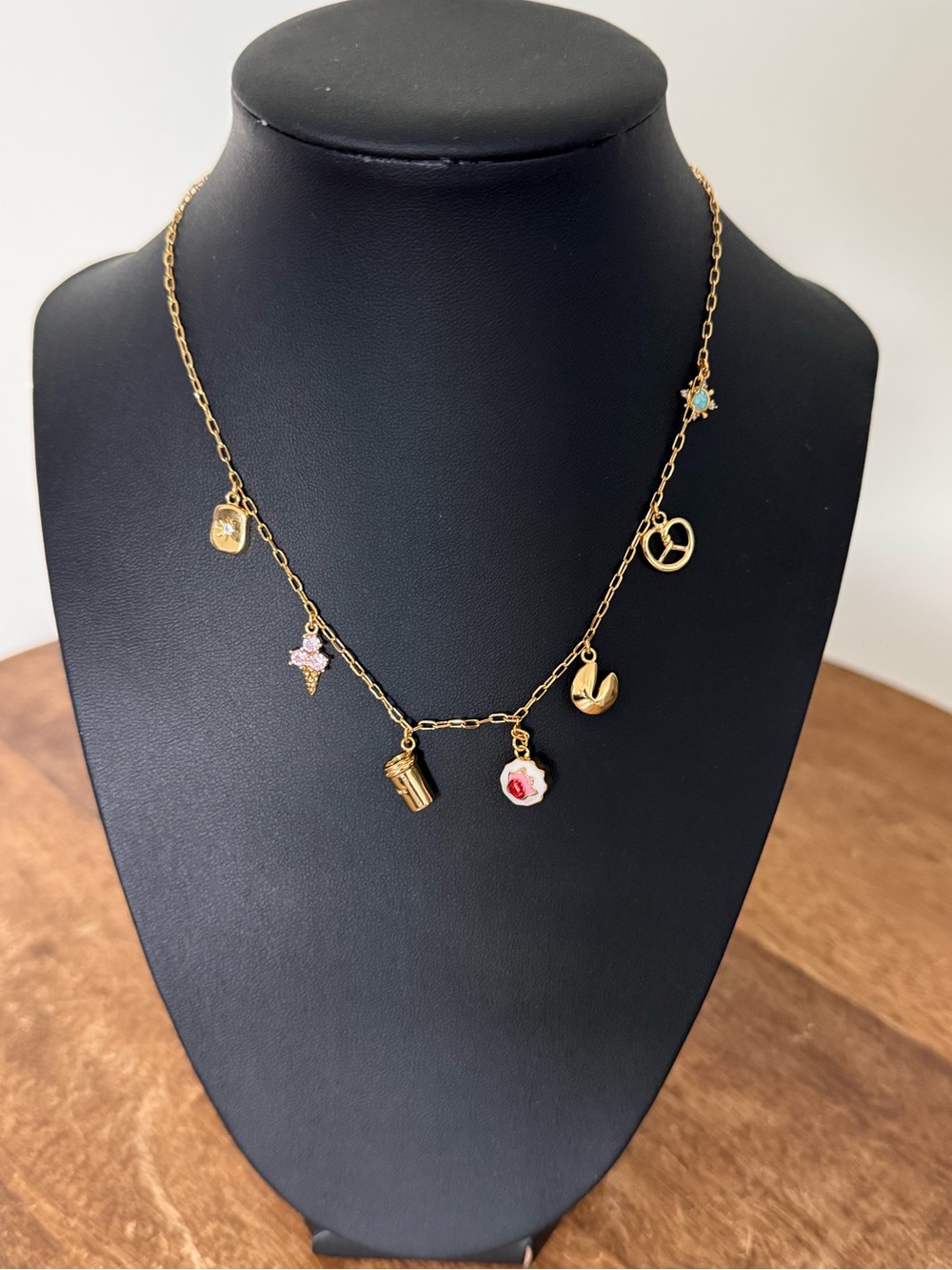 NWT Anthropologie Festive Icon Charm Necklace O/S